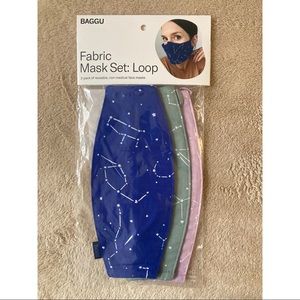 NWT BAGGU Face Masks Set 3 Unopened
